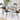 Set Masa cu 4 Scaune MBS-36, Sticla/Negru, 110x75x70 cm
