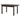 Masa extensibila Ari T12, wenge, 160/200x80 cm