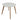 Masa extensibila Ami T13, stejar stirling/alb, 120/160x80 cm