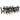 Set masa extensibila Camelo, wenge, 200x250 cm, cu 10 scaune tapitate stofa-maro (b4-w2)