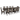 Set masa extensibila Camelo, wenge, 200-250 cm, cu 10 scaune tapitate stofa-maro  (b7-w2)
