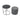 Set masa cafea cu taburet Palma T115, negru