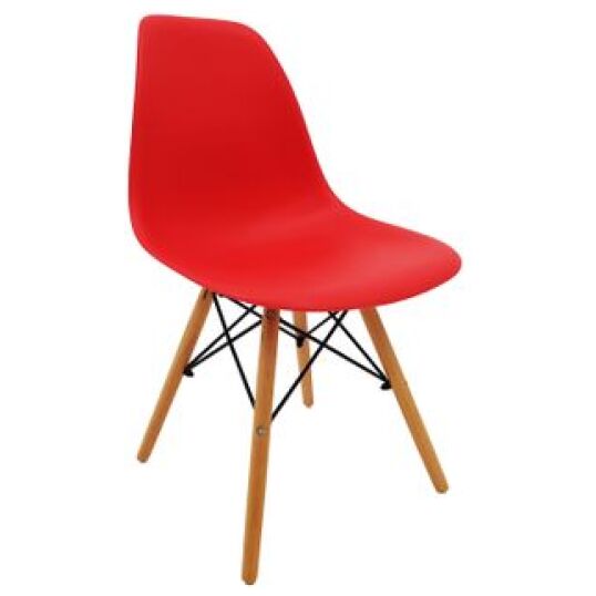 Set masă cu 4 scaune, MB-61, culoare roșie - imagine 3
