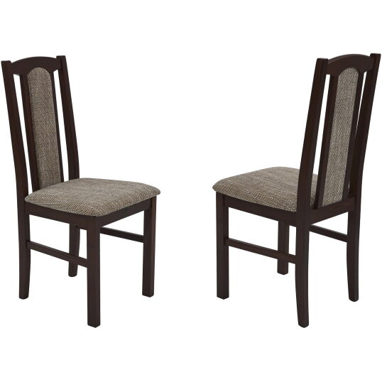 2 scaune Scaun de culoare Nuc din lemn masiv de fag tapitat cu stofa S 37 Boss7 O2 scaled 1