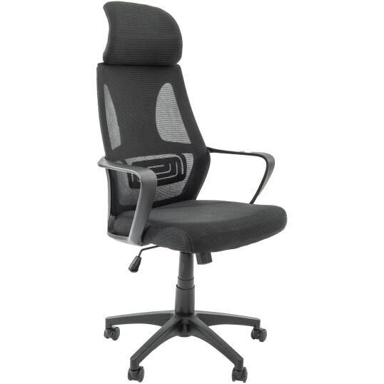Scaun birou S-186, negru