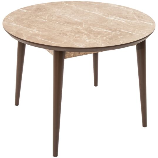 Masa living T210, crem, MDF, 104x104x75 - imagine 4