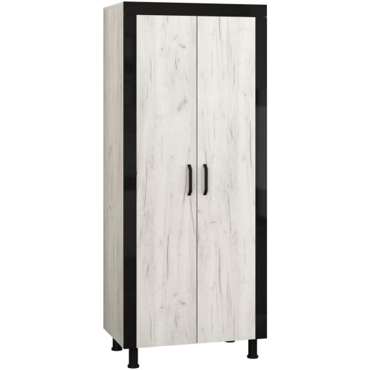 Dressing Omega, Alb murdar, 84x202x52 cm, PAL - imagine 2