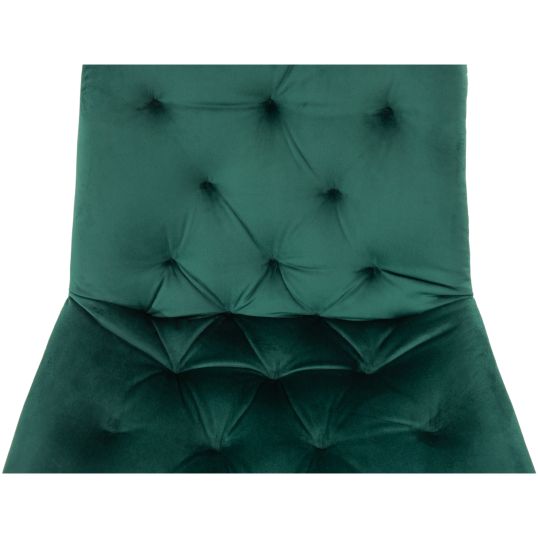 Scaun Bucatarie Tapitat S-212, Stofa, Verde - imagine 10