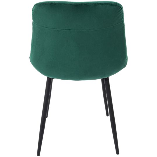 Scaun Bucatarie Tapitat S-212, Stofa, Verde - imagine 6